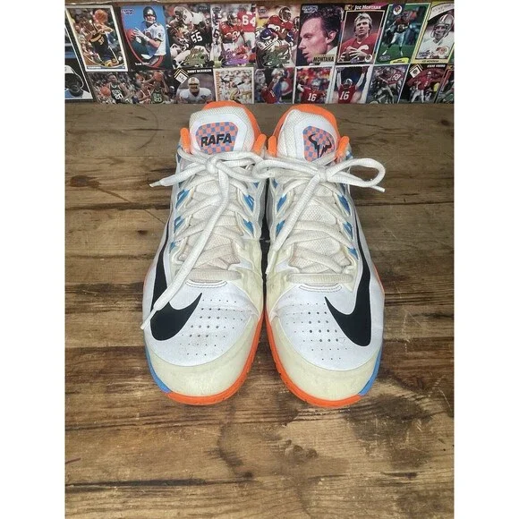 Size 10 - Nike Lunar Ballistec 1.5 Legend PE Rafa Nadal Tennis Shoe Men’s RARE